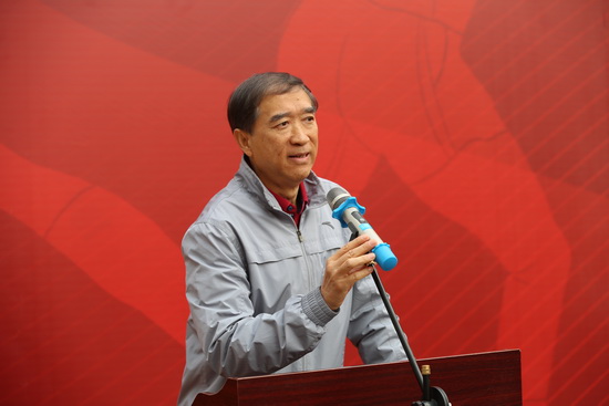中国老年人体育协会常务副主席盛志国致辞并宣布开幕(于红立摄)